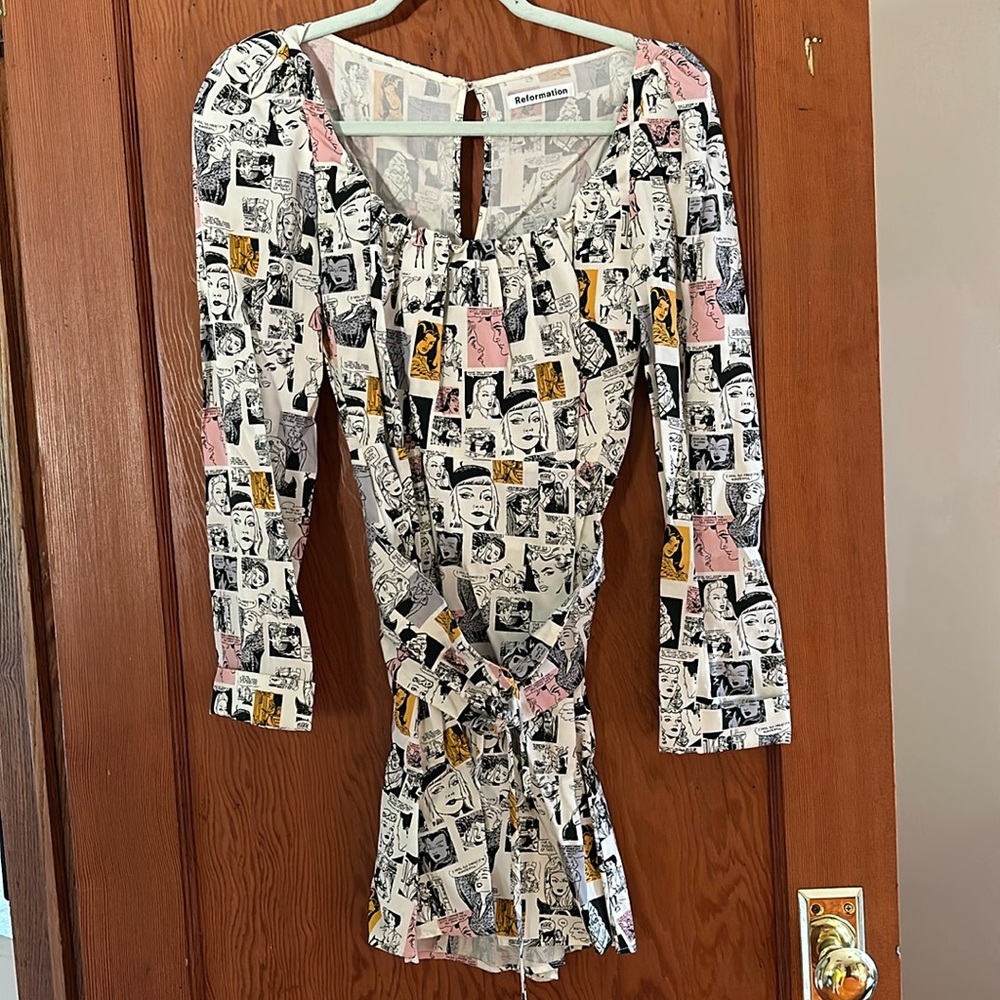 Reformation Milla Comic Dress